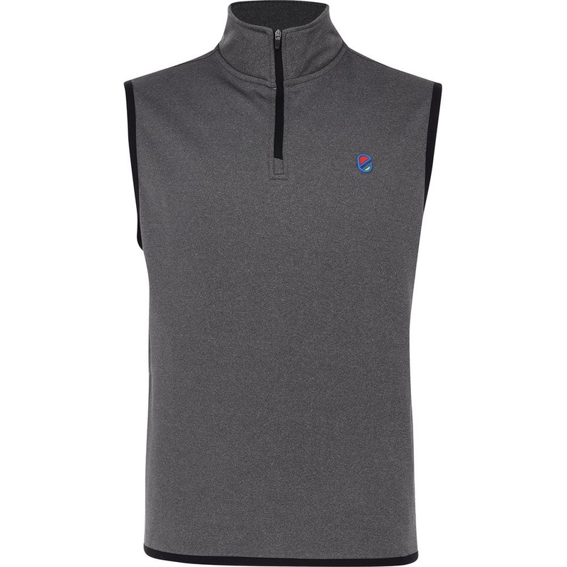 Pinnacle 1/4 Zip Vest|Heather Gray Combo|Small|Medium|Large|X-Large|XX-Large