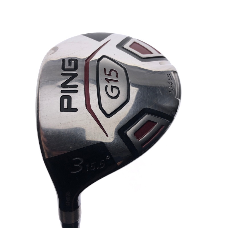Used Ping G15 3 Fairway Wood / 15.5 Degrees / Soft Regular Flex / Left-Handed