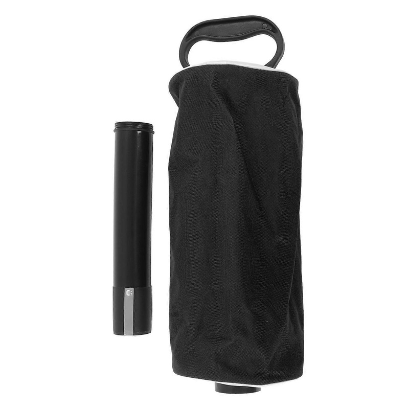 Pickup Bag Golf Ball Retriever with Detachable Plastic Tube Rubber Handle Hold Up to 80 Balls for Outdoor