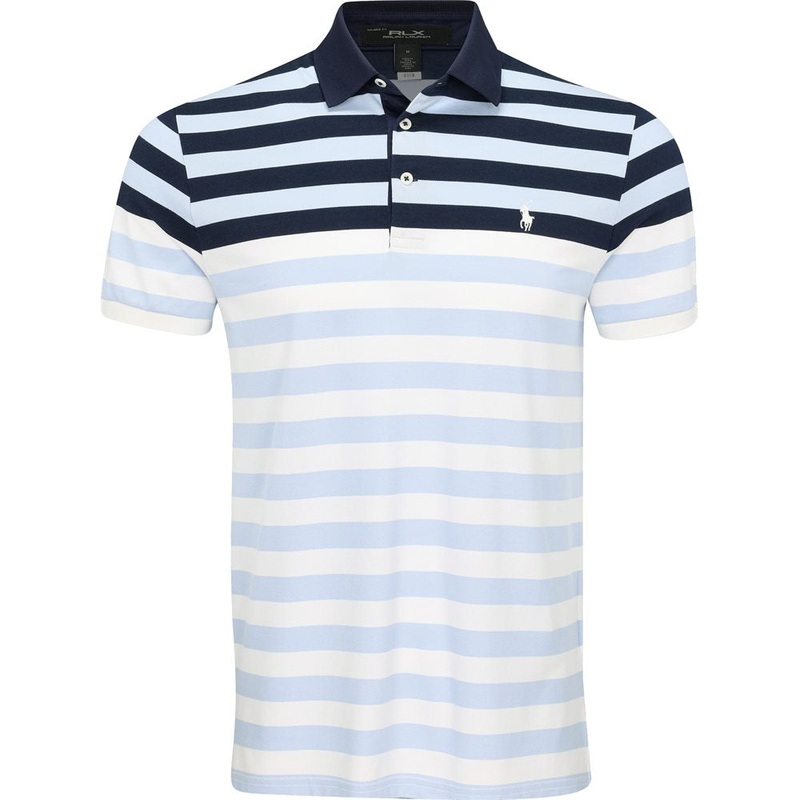 Tailored Fit Performance Polo|Office Blue Multi|Refined Navy Multi|Small|Medium|Large|X-Large|XX-Large