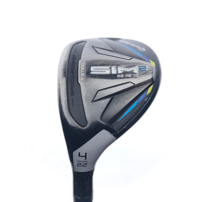 Used TaylorMade Sim2 Max Rescue 4 Hybrid / 22 Degrees / Regular / Left-Handed