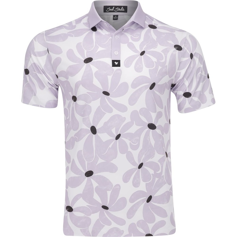 Core HW Polo|White/Purple Floral|Small|X-Large