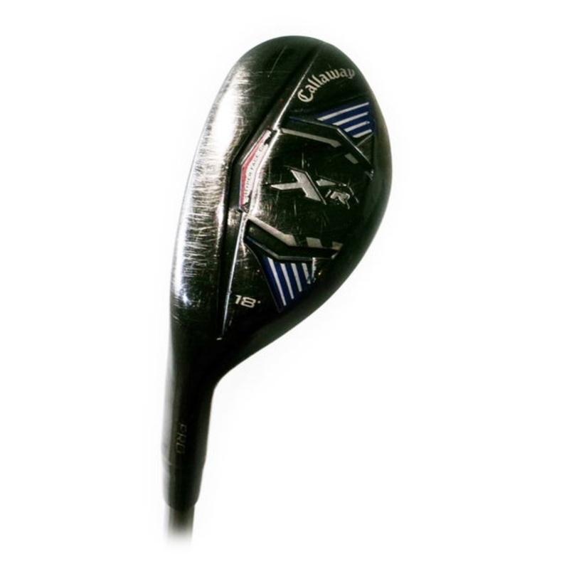LH Callaway XR Pro 18* Hybrid/Rescue Graphite Grafalloy Pro Launch Platinum X