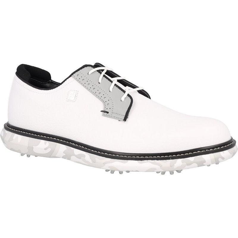Traditions Blucher Golf Shoes|White/Gray Camo|7.5|8|8.5|9|9.5|10|10.5|11|11.5|12|13|14