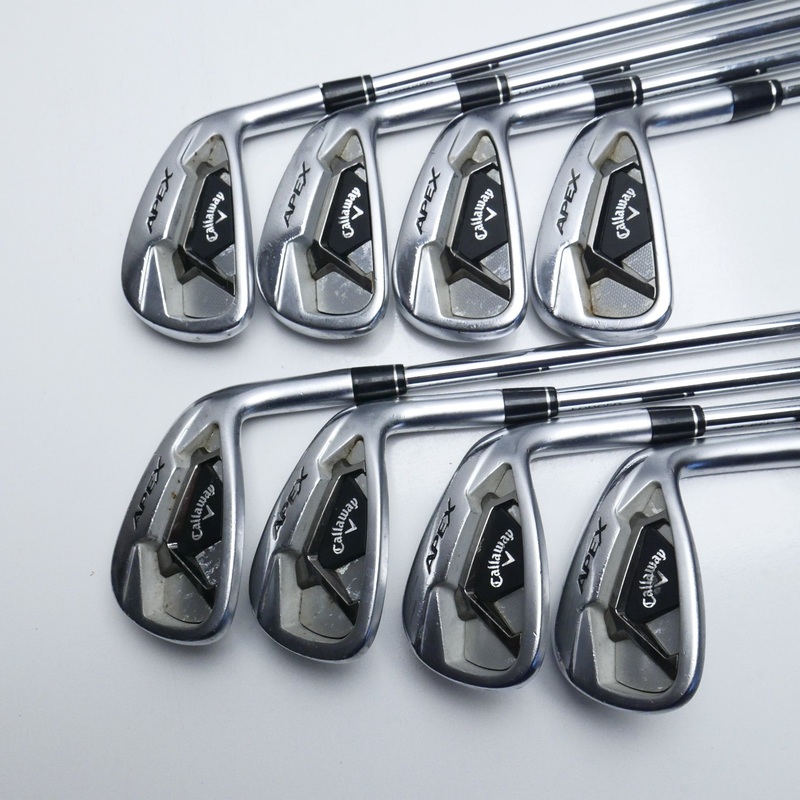 Used Callaway Apex 21 Iron Set / 4 – PW + AW / X-Stiff Flex