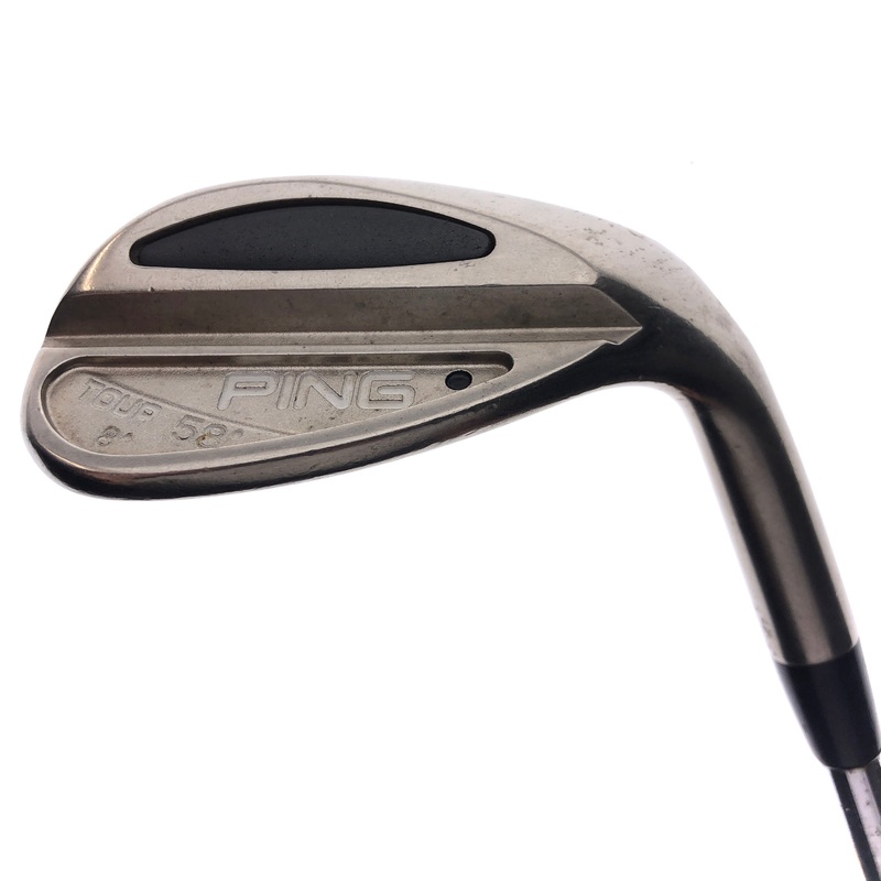 Used Ping Tour Brushed Steel Lob Wedge / 58.0 Degrees / Wedge Flex