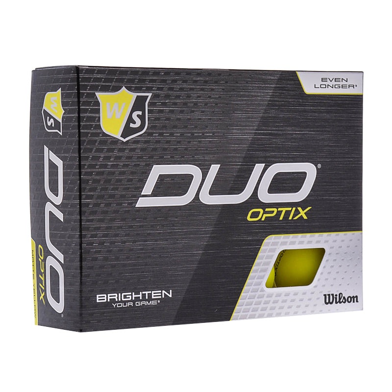 WILSON Duo Soft Optix (2020) (Yellow) Golf Ball