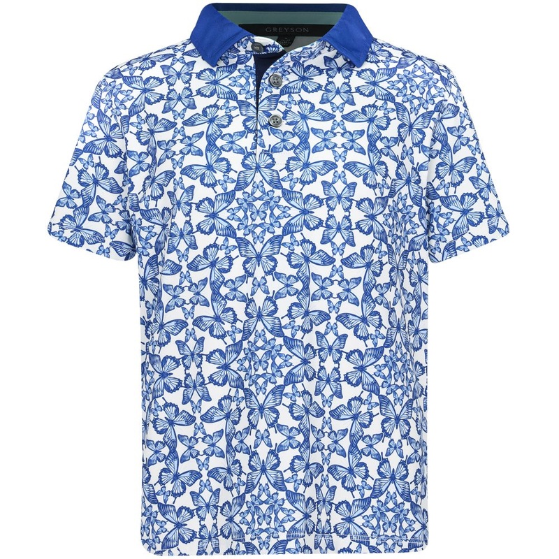 Juniors’ Blue Migration Polo|Arctic|Small|Medium|Large