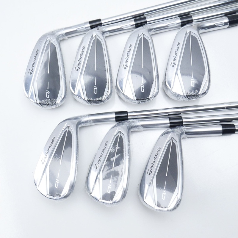 NEW TaylorMade Qi Iron Set / 5 – PW + AW / X-Stiff Flex