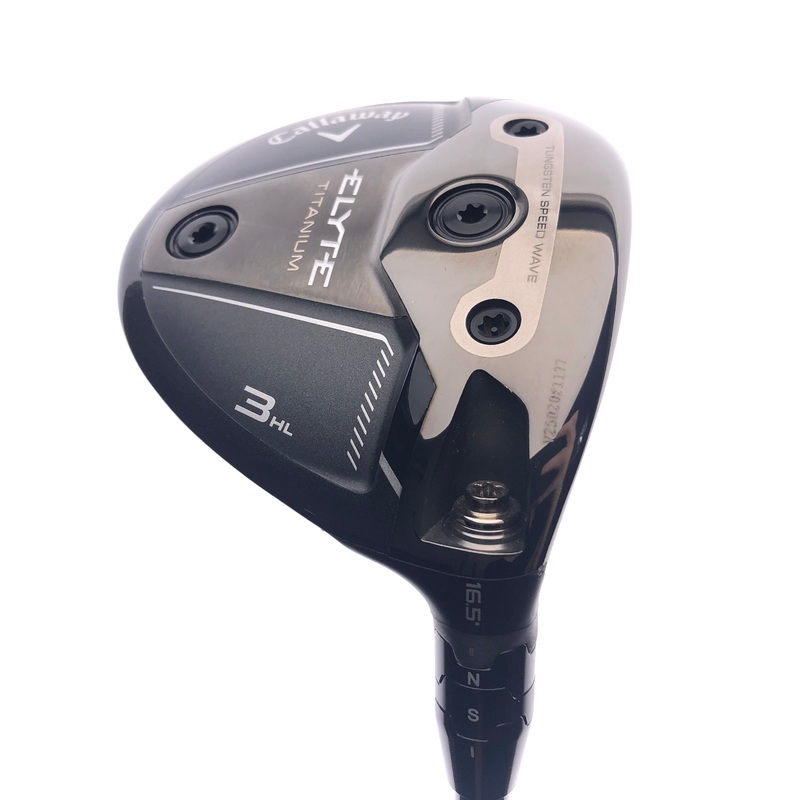 Used Callaway Elyte Titanium 3  HL Fairway Wood / 16.5 Degrees / Regular Flex
