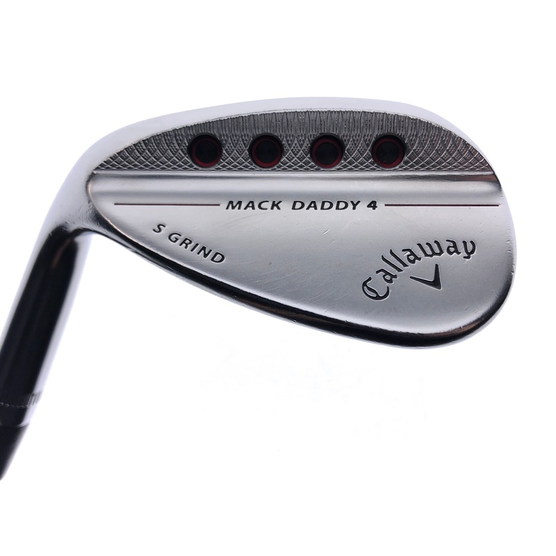 Used Callaway Mack Daddy 4 Chrome Sand Wedge / 54.0 Deg / Stiff / Left-Handed