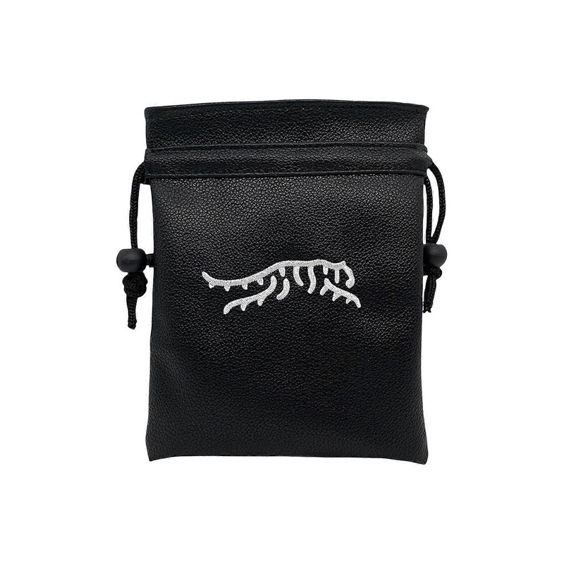 Compacts Black Golf Practice Pouches with Adjustable Cord Closure Flexible for Practice Accessories Storage