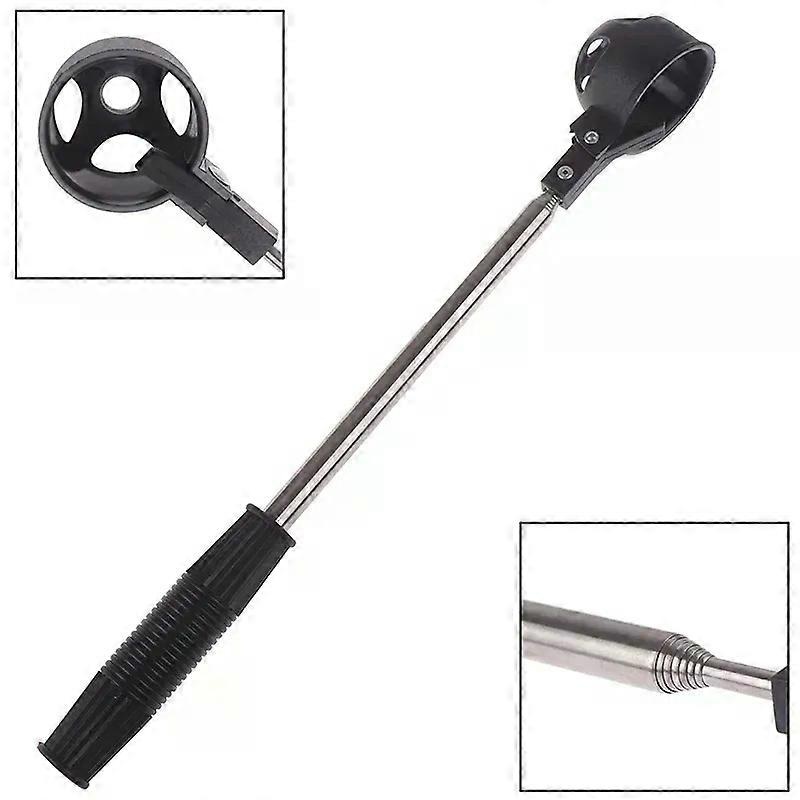 Golf ball retriever 8 section stainless steel telescopic golf ball pickup
