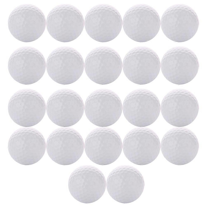 Wear-Resistant Practice Golf Balls for Indoor Use 4.1×4.1×4.1cm 22Pcs
