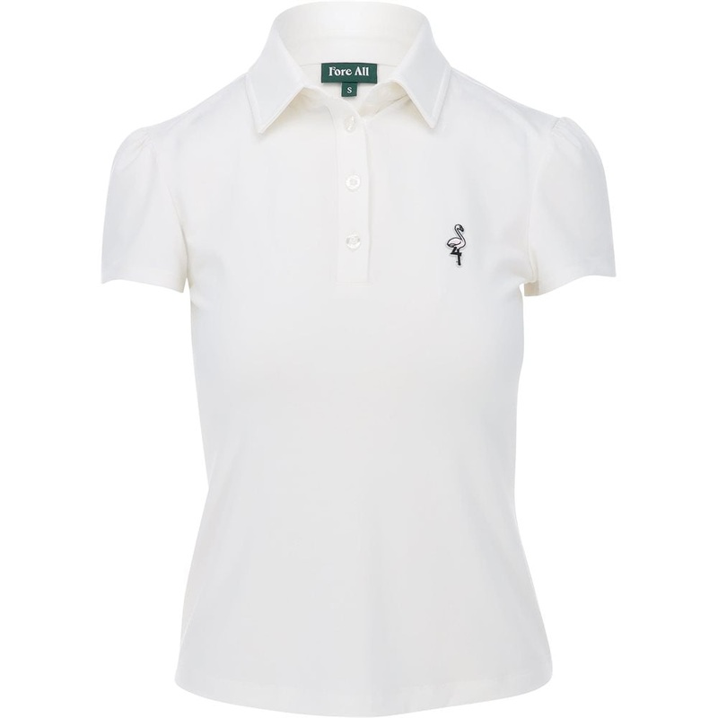 Women’s Flirty Polo|White|Black|X-Small|Small|Medium|Large|X-Large|XX-Large