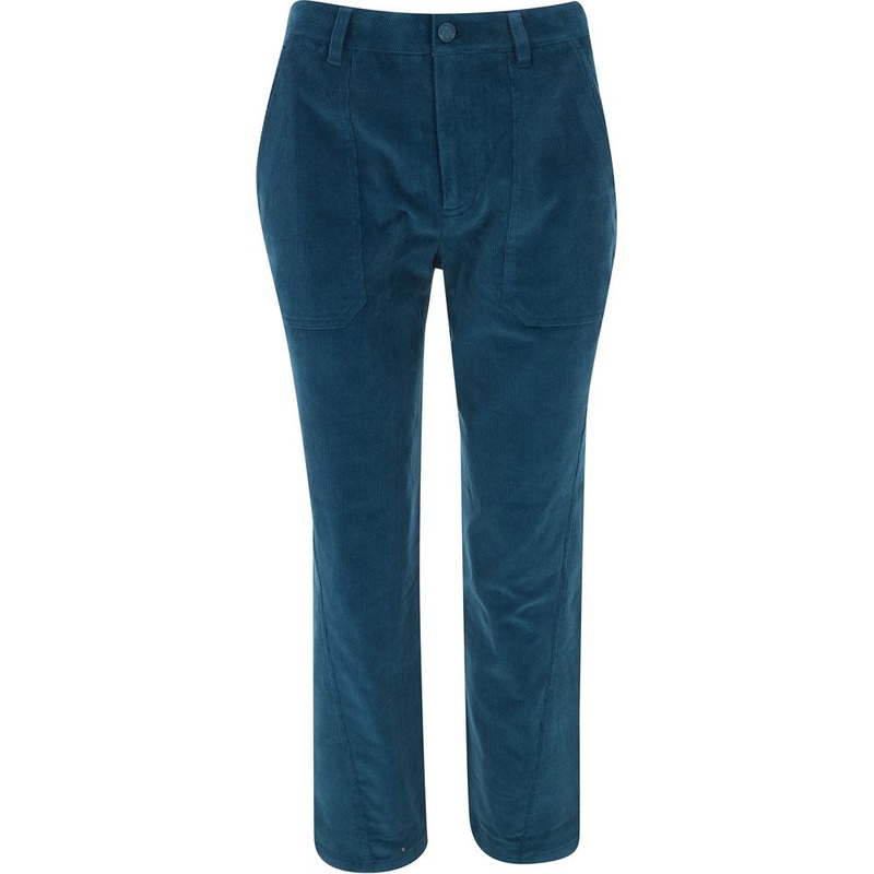 Women’s Stretch Corduroy Patch Pocket Trousers