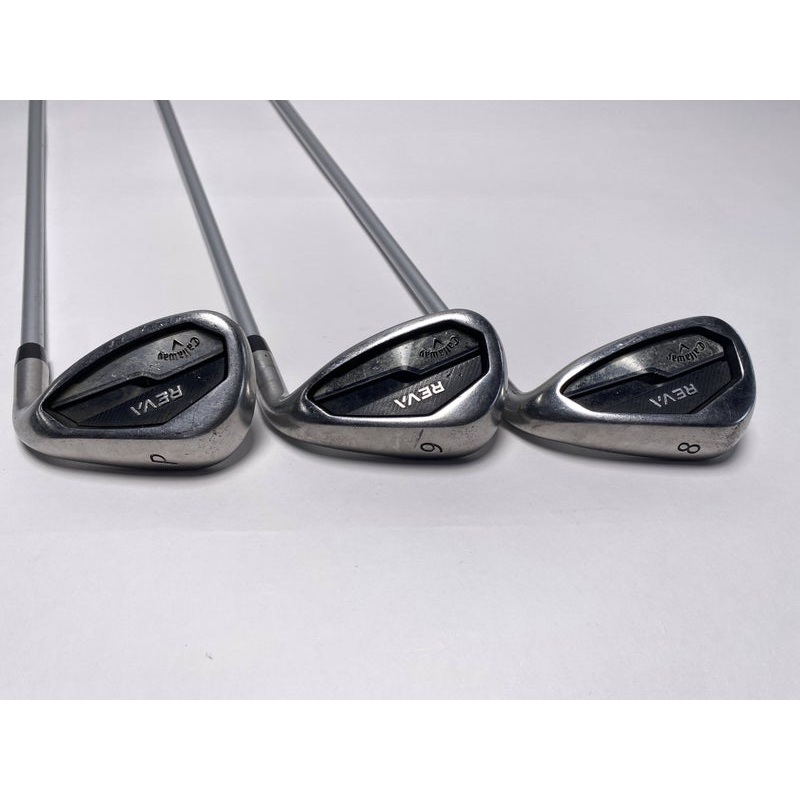 Callaway REVA Iron Set 8-PW Reva Ladies Graphite Womens RH Undersize Grips