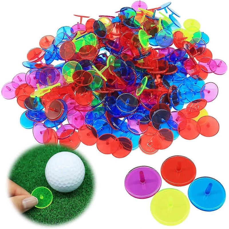 Golf Ball Marker Value Pack – Multicolor Plastic Markers