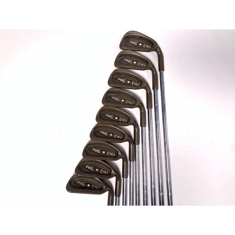 Ping Eye 2 Beryllium Copper Iron Set 3-PW+SW White Dot 3* Up Karsten Mens RH
