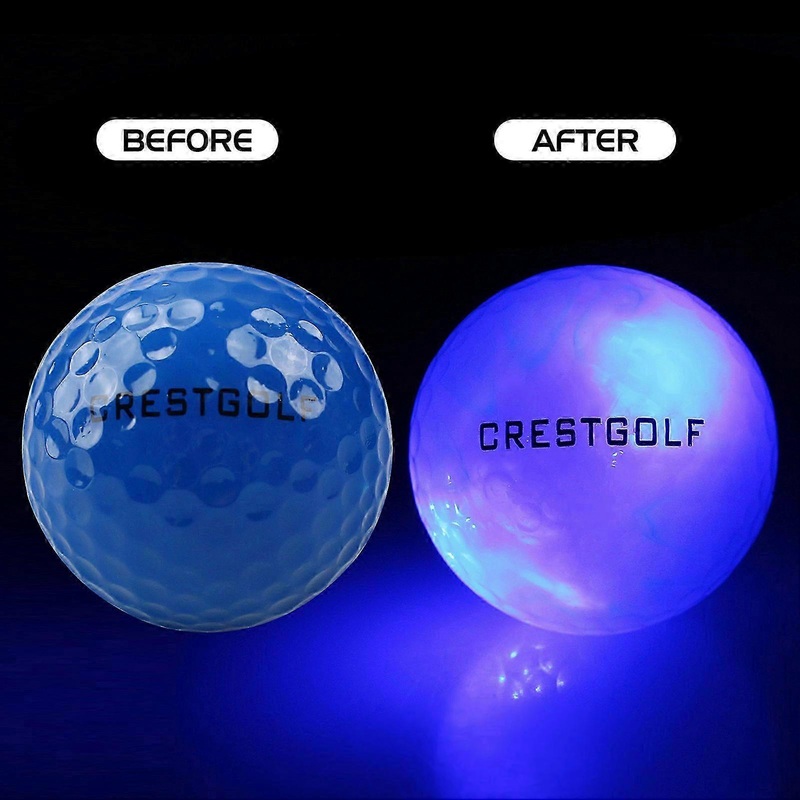 2025 6pcs LED Glowing Golf Balls Night LED Golf Balls Luminous Golf Balls