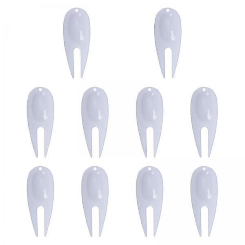 3 x 10Pcs Golf Divot Tool Compact Lawn Repair Prong for