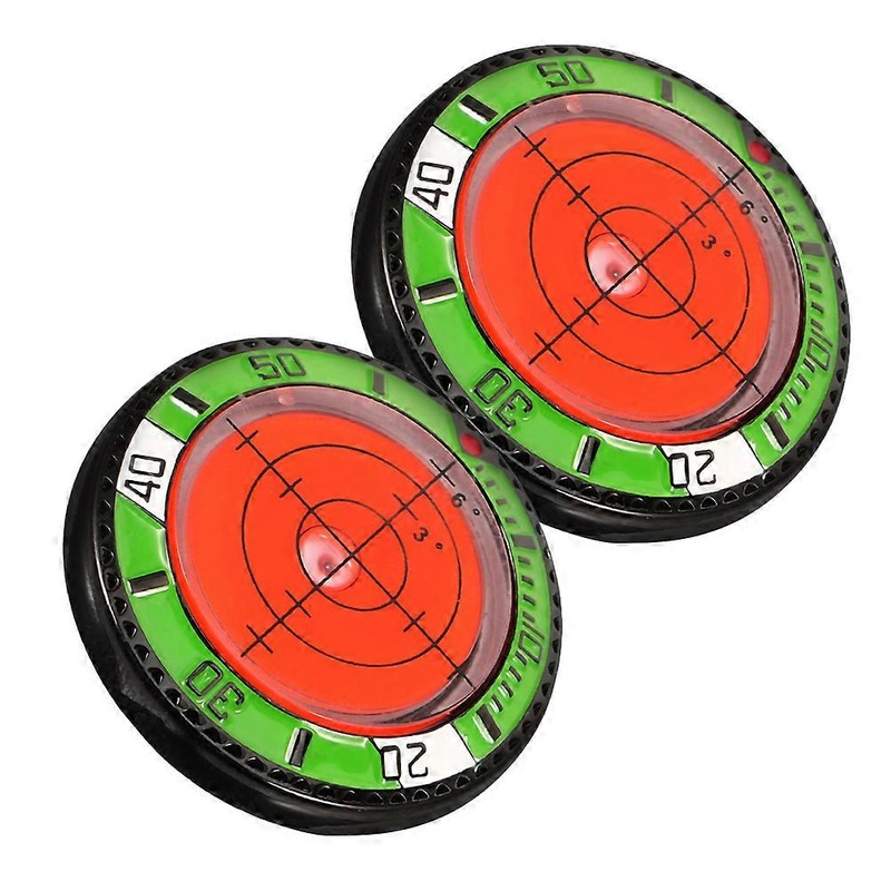 Portable Golf Ball Marker for Golf Use Made of Sturdy ABS Plastic 2pcs