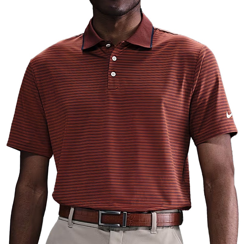 Tour Dri-FIT Striped Polo|Mars Stone/Pale Ivory|Clay Green/Pale Ivory|Burgundy Crush/White|Baroque Brown/Pale Ivory|Taupe Gray/Pale Ivory|X-Small|Small|Medium|Large|X-Large|XX-Large|XXX-Large|XXXX-Large
