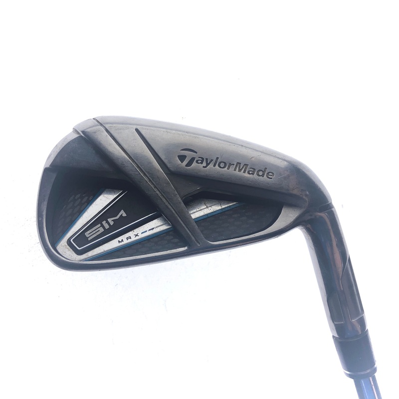 Used TaylorMade SIM Max 6 Iron / 25.0 Degrees / Stiff Flex