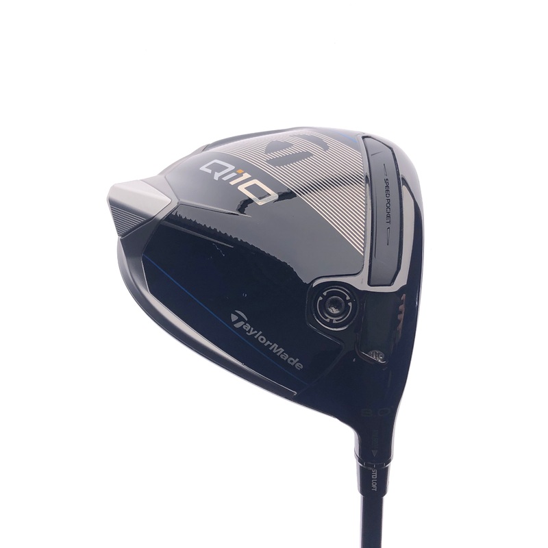 Used TOUR ISSUE TaylorMade Qi10 Driver / 8.0 Degrees / X-Stiff Flex