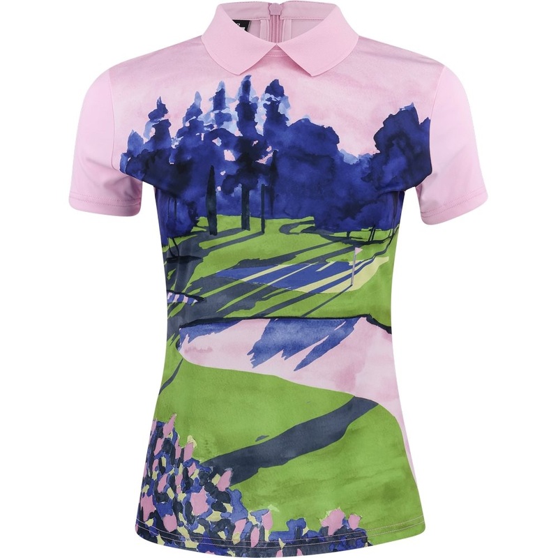 Women’s Gunni Polo|Watercolor Pink|X-Small|Small|Medium|Large|X-Large