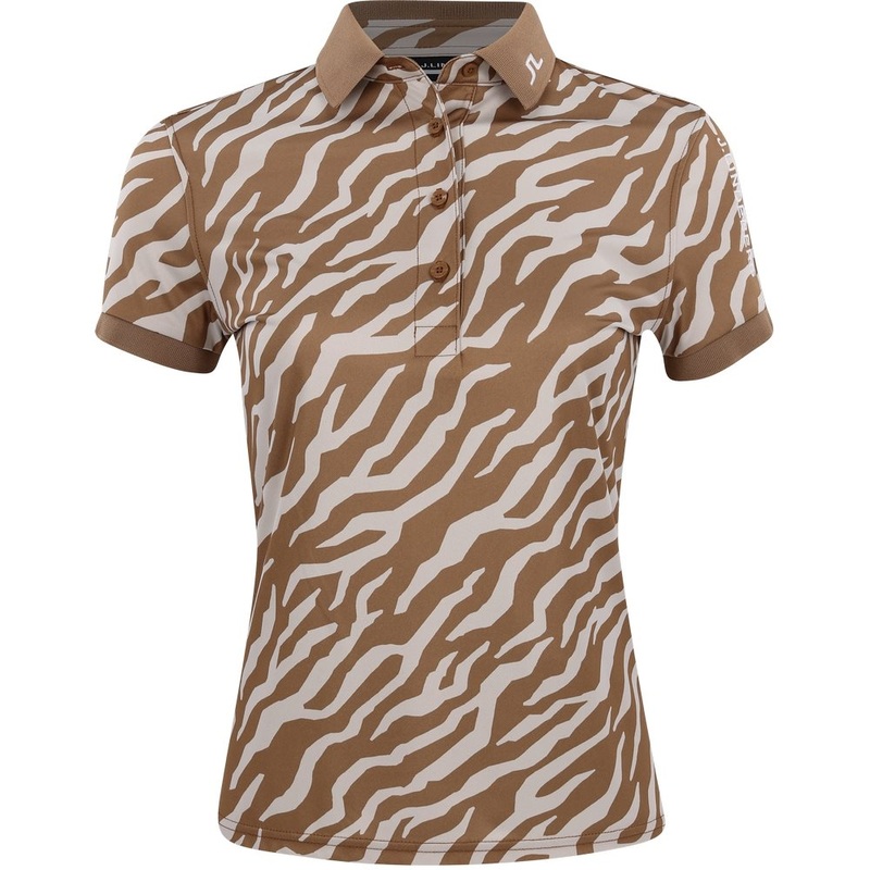 Women’s Tour Tech Print Polo|Tour Tiger Tigers Eye M|Tour Geo Pink S|Glitch Leo Lime|X-Small|Small|Medium|Large|X-Large