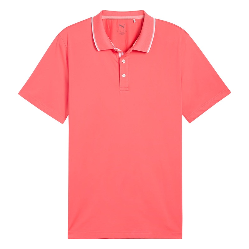 MATTR Elevated Solid Polo|Peach Frost|Small|Medium|Large|X-Large|XX-Large|XXX-Large