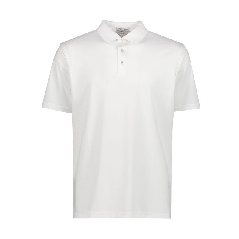PETER MILLAR Solid Men’s Performance Polo (White)