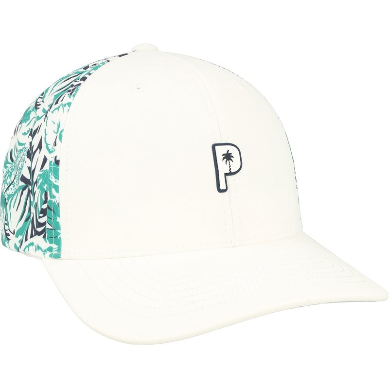 PTC Palm Glitch Tech Cap|White Glow/Sparkling Green|One Size Fits Most