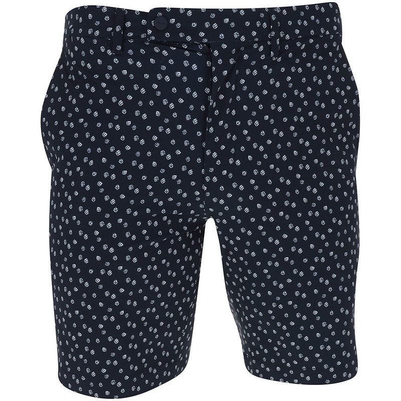 Tailored Fit Houndstooth Shorts