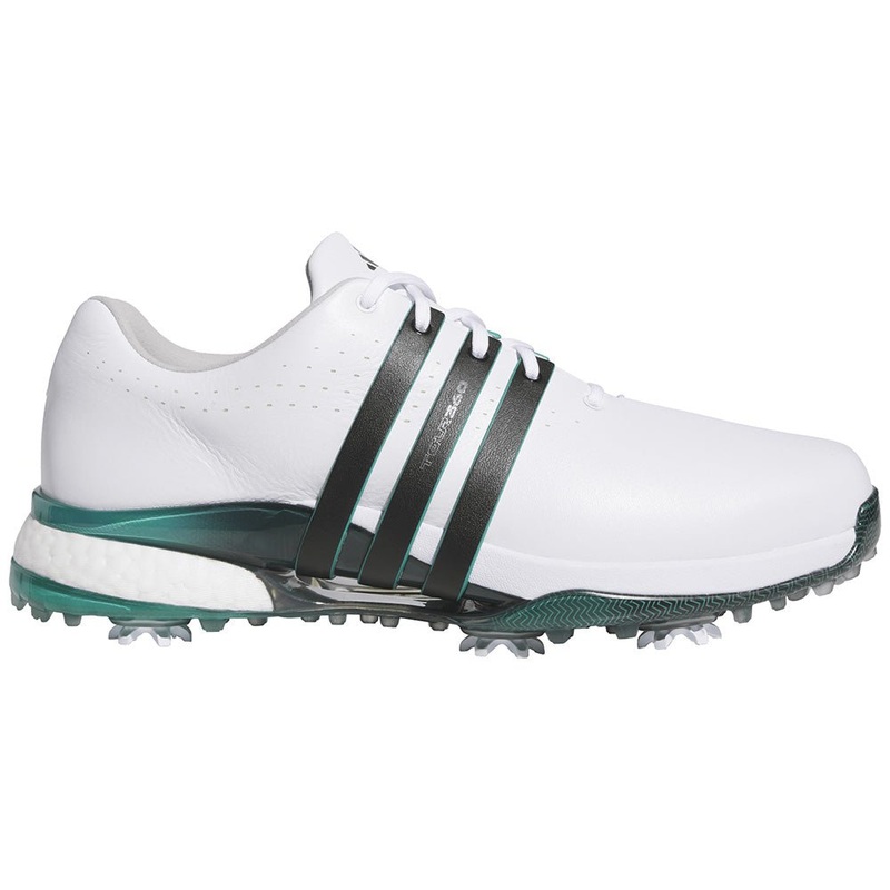 Tour360 Golf Shoes|FTWR White/Core Black/Aurora Ivy|7|7.5|8|8.5|9|9.5|10|10.5|11|11.5|12|12.5|13|14|15