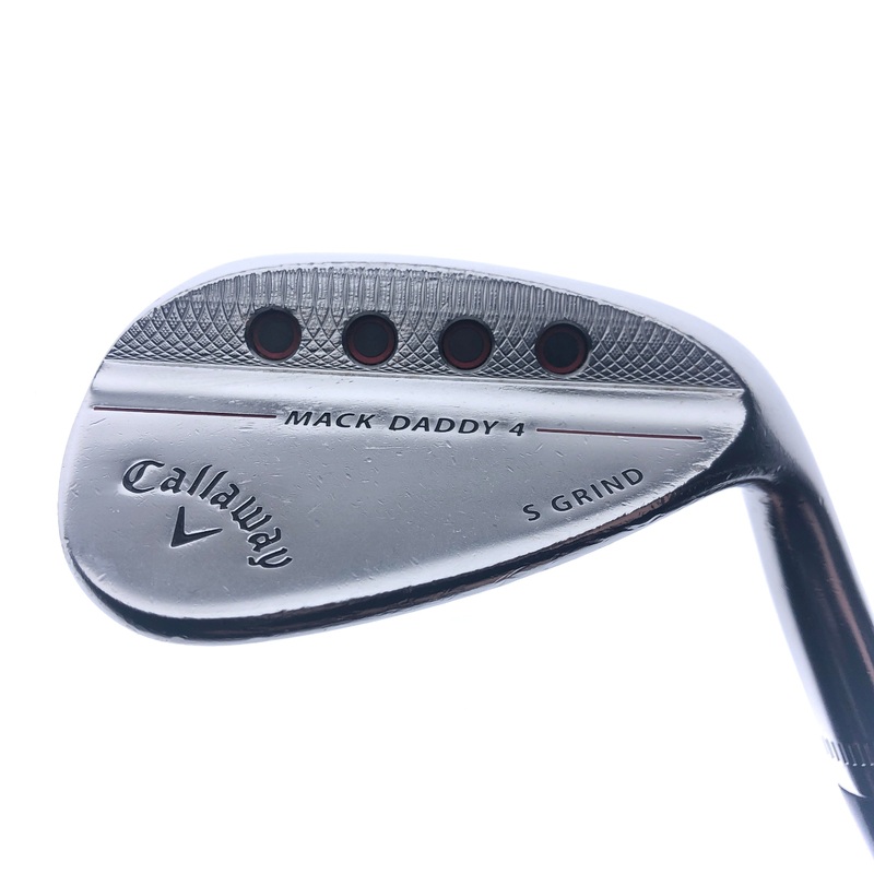 Used Callaway Mack Daddy 4 Chrome Sand Wedge / 54.0 Degrees / Stiff Flex
