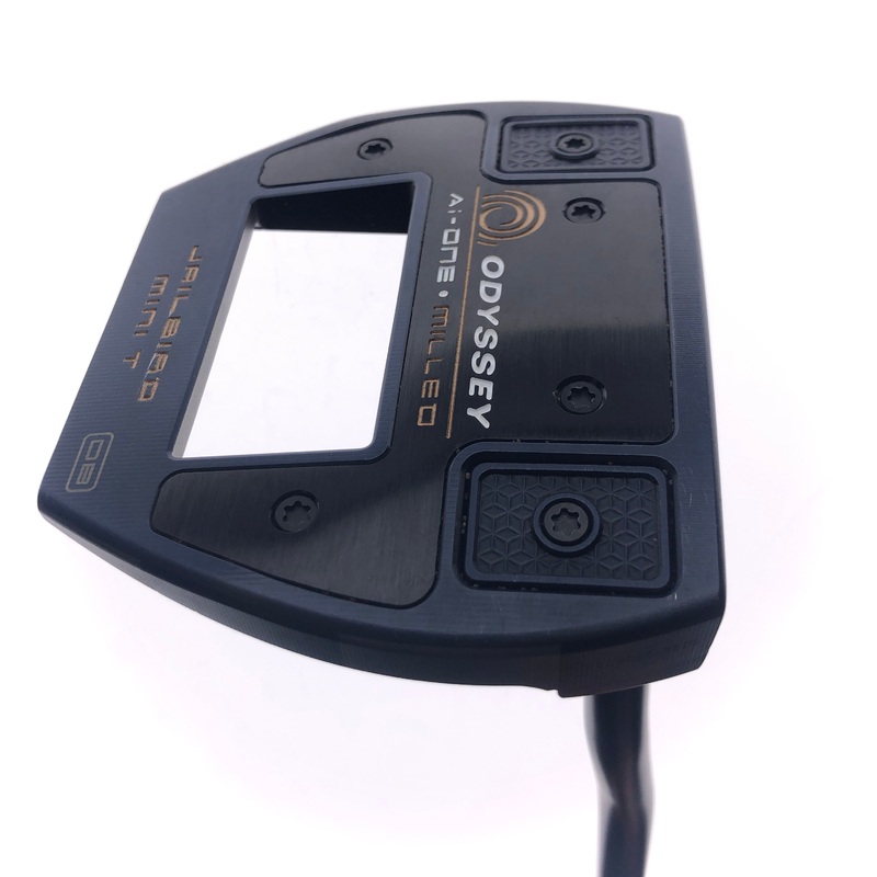 Used Odyssey Ai-One Milled Jail Bird Mini T Versa 90 DB Putter / 35.0 Inches