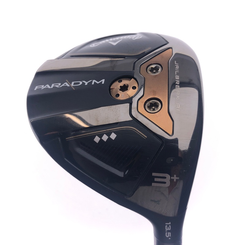 Used TOUR ISSUE Callaway Paradym Triple Diamond 3+ F’W / 13.5 Deg / Stiff