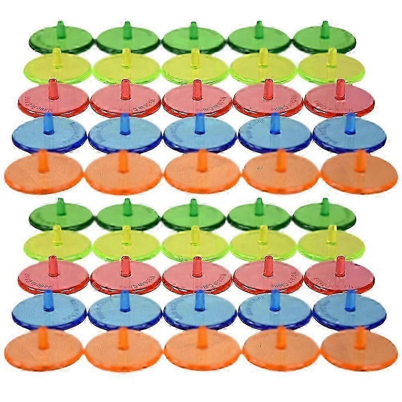 50pcs Golf Ball Position Markers – Professional Round Markers