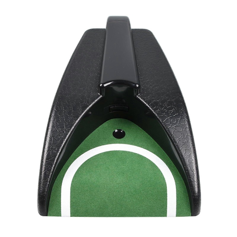 Automatic Golf Putting Machine For Office Desk – Includes Practice Balls, Compact Tabletop Golf Putting Training Device