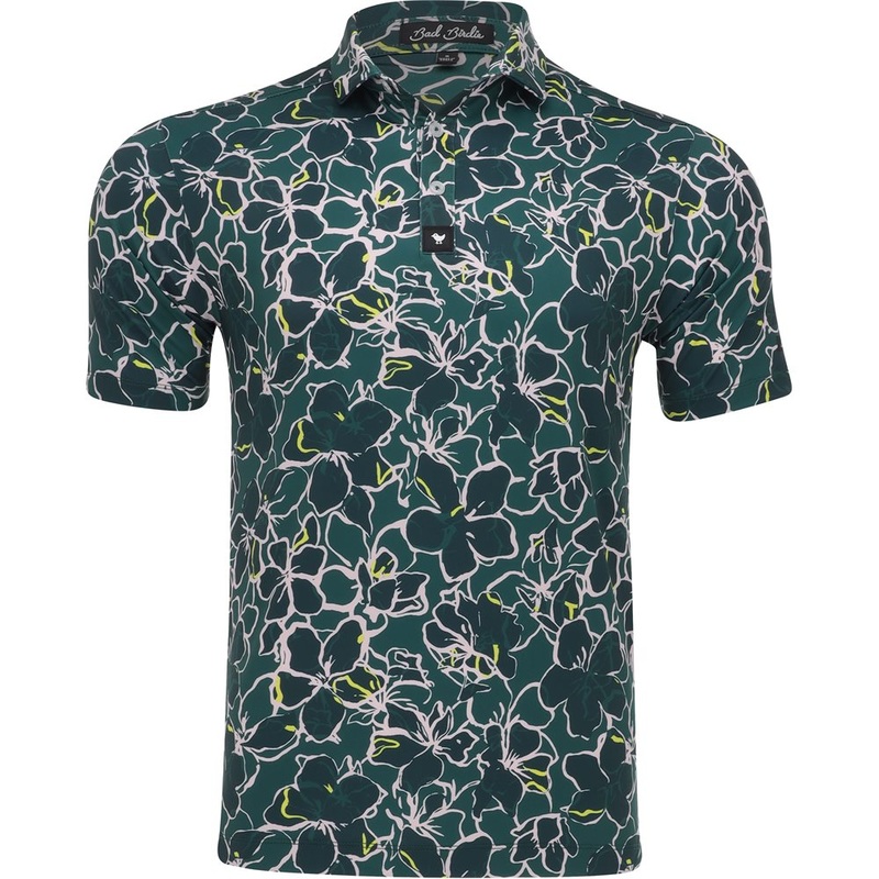 Azalea Polo|Green/Black Floral|Small