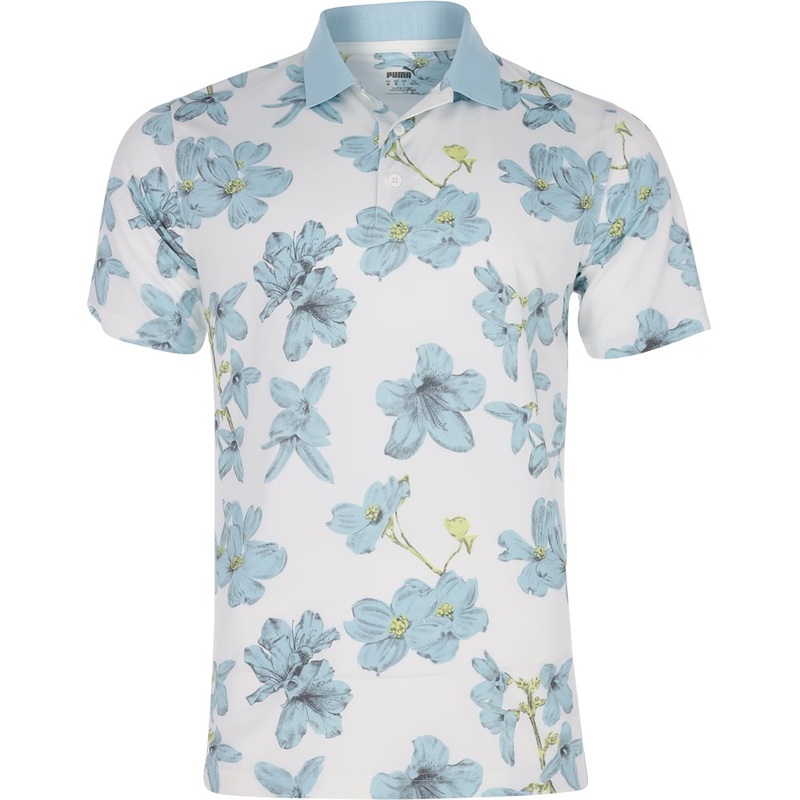 MATTR Verdant Polo|Bright White/Tropical Aqua|Small