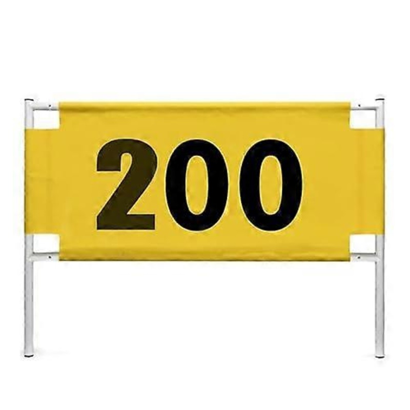 Professional golf distance sign, durable steel tube digital display, weatherproof for driving ranges and outdoor sports facilities 200