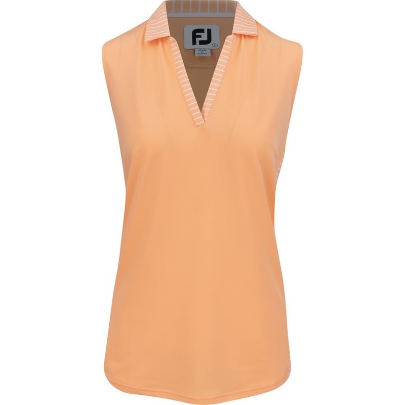 Women’s Sleeveless Open Placket Polo