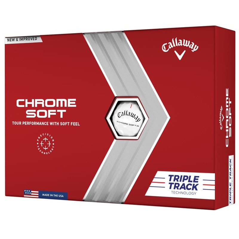Callaway Chrome Soft Triple Track Golf Balls ’22 – Dozen