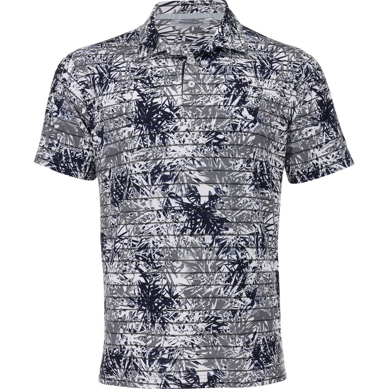 CLOUDSPUN Tropic Leaves Polo|Quiet Shade/Navy Blazer|Small