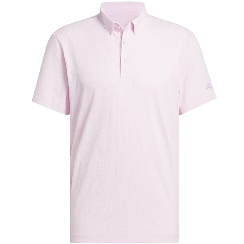 Go-To Textured Polo|Pink Leaves Clear Pink|Medium|Large|X-Large|XX-Large