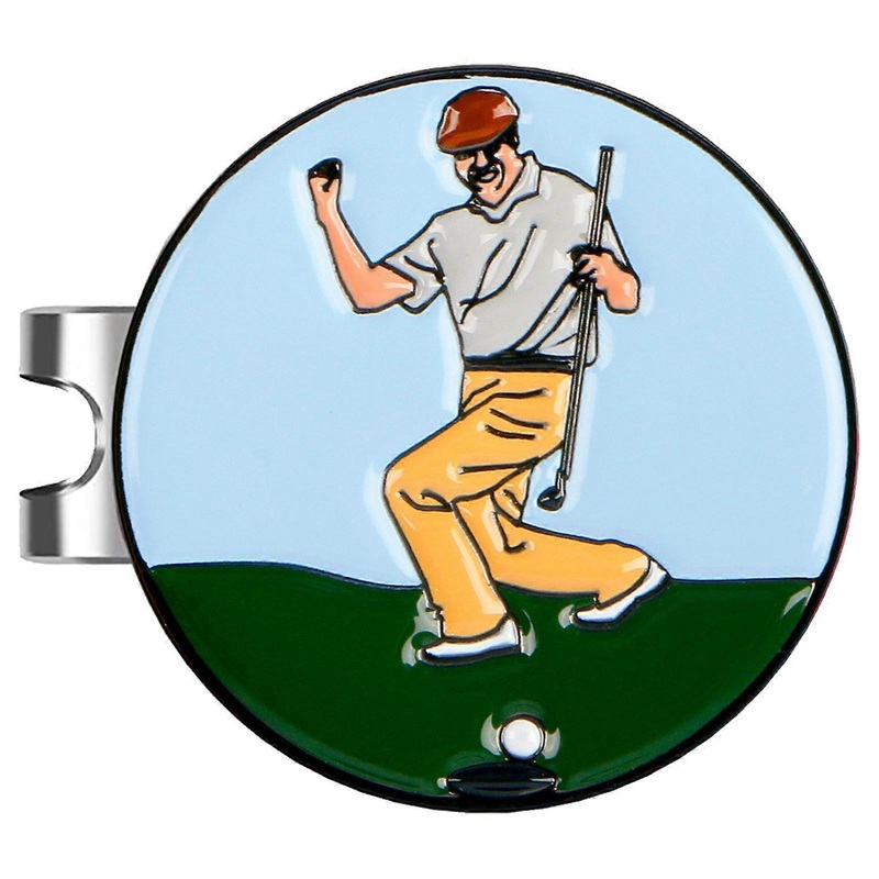 Golf Ball Marker with Standard Magnetic Hat Clip, Funny Golf Ball Marker Hat Clip Golf Gifts Men Women Golf Accessories