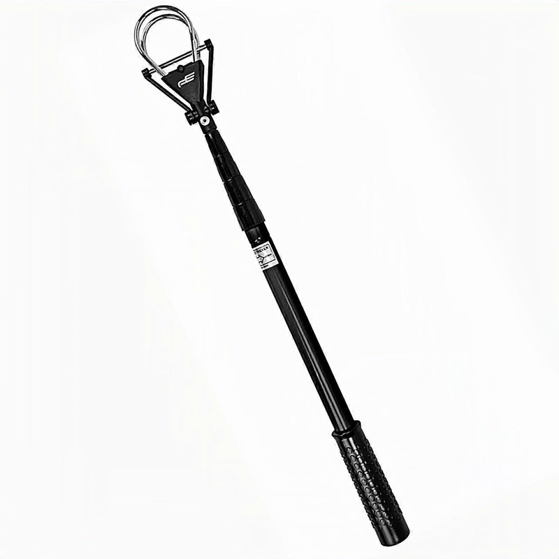 Golf Ball Retriever  Premium Telescopic Stainless Steel Rod for Easy Picking Up of Golf Balls Black